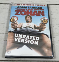 You Don&#39;t Mess with the Zohan DVD Adam Sandler Unrated Edition New Sealed - £3.04 GBP