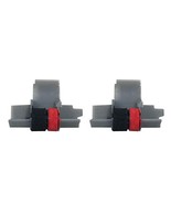 Package of Two Casio HR-100TM and HR-150TM Calculator Ink Roller, Black and Red, - $4.97