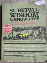 Survival Wisdom Know How Everything for Wilderness Preparedness Prepper ... - £7.75 GBP