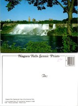 New York Niagara Falls American Falls City in the Background VTG Postcard - £7.40 GBP