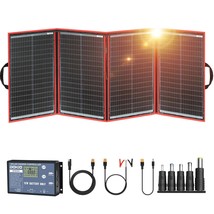 220W 18V Portable Foldable Solar Panel Kit (29X21Inch,11.7Lb) Solar Char... - £227.78 GBP