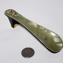 VTG Art Deco Celluloid Ladies Vanity Shoe Horn Embellished High Heel Slipper - £14.90 GBP