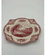 Johnson Brothers Old Britain Castles Pink  Oval Serving Platter - $663.90 MXN