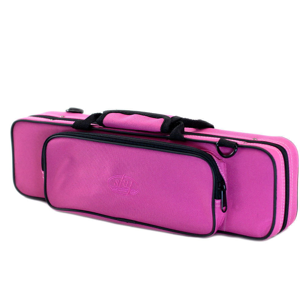 New High Quality C Flute Lightweight Case w Side Pocket/Handle/Strap Pink - $29.99