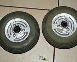 2 EA Permobil C300 C350 C500 OEM Caster Wheels Tires Wheelchair 2.50-3 5... - $88.35