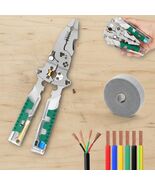 18 in 1 Wire Stripping Pliers with Voltage Tester, Multi-Function Foldin... - $17.26 CAD