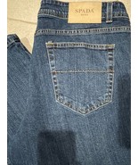 Spada Roma Dark Wash 5 Pocket Denim Jeans 39x32 Straight Fit - $39.29