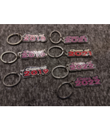 (7) NEW GRADUATION YEAR Key Ring Metal Fob Key Holder - $5.00