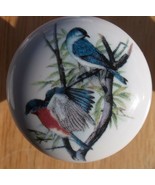 Cabinet Knobs Knob w/  bluebirds #1 Bird Blue domestic - $98.42 MXN
