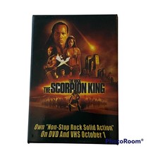 Scorpion King Pin 2002 Exclusive Advertising Promotional Pinback Button Vintage - £6.15 GBP