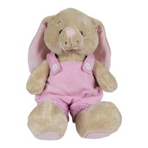 Baby Ganz VTG Cordy Rabbit pink Bib Overalls Bunny Kids Plush Stuffed Baby Toy - $23.27