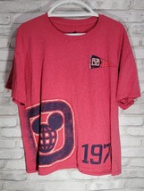 Hanes Disney Parks Large L Walt Disney World Mickey Mouse T-Shirt Red 1971 - $24.62 CAD