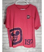 Hanes Disney Parks Large L Walt Disney World Mickey Mouse T-Shirt Red 1971 - $342.52 MXN