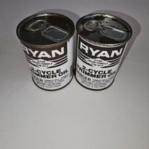 2 VINTAGE RYAN 2-CYCLE MOTOR OIL CAN RARE TRIMMER OIL New Full can - £18.19 GBP