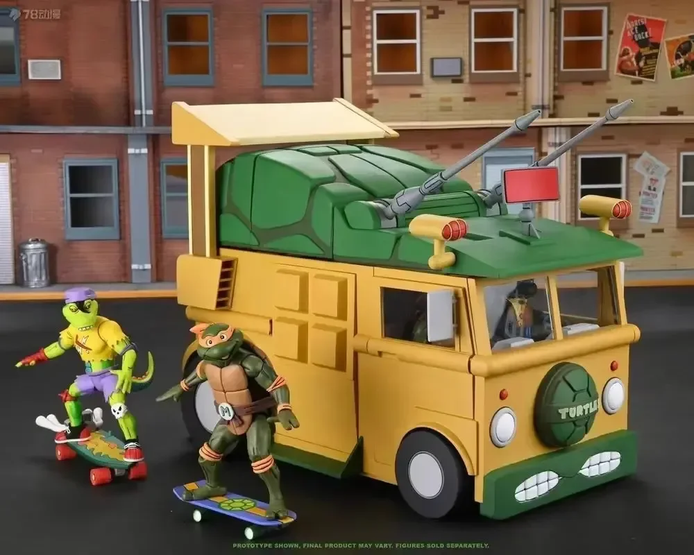 The Genuine Neca Ninja Turtle Tank Collection Model Can Accommodate 4 Turtle - £805.16 GBP