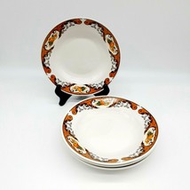 American Atelier Harvest Pumpkin 5733 Set of 4 Soup/Cereal Bowls Thanksgiving - £37.15 GBP