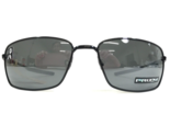 Oakley Gafas de Sol OO4075-12 Negro Alambre Cuadrado Marcos con Lentes 6... - $167.94