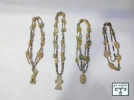 A rare Pharaonic necklace, Bastet necklace. Ankh necklace. Scarab neckla... - £1,104.66 GBP