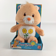 Care Bears Friend Bear 8” Plush Bean Bag Stuffed Animal Toy Vintage 2002 TCFC - £35.52 GBP