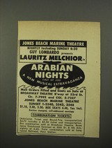 1954 Arabian Nights Musical Extravaganza Ad - Jones Beach Marine Theatre  - £14.78 GBP