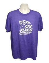 2016 NYU Day at Six Flags Great Adventure Adult Large Purple TShirt - £11.89 GBP