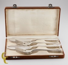 Wilkens Chippendale Argento Sterling 925 Pesce Forcella E Coltelli Set 1... - $1,871.12