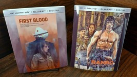 First Blood + Rambo 4K Slipcovers Only (Discs Not Included) Free Box Shipping - £11.85 GBP