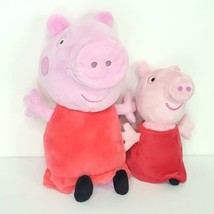 Kohl&#39;s Cares Peppa Pig Plush 11&quot; And Snorting 8&quot; Plush Stuffed Animal Lo... - $22.76