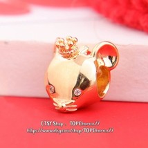2020 Valentine Release Shine™ Collection Chinese Zodiac Rat Charm 18K Gold-Plate - £14.15 GBP