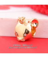 2020 Valentine Release Shine™ Collection Chinese Zodiac Rat Charm 18K Go... - £13.84 GBP
