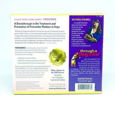 VICTORIA STILWELL  Fireworks Canine Noise Phobia Series NEW Sealed Item image 2