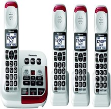 The Panasonic Kx-Tgm420W (3)Kx-Tgma44W Amplified Cordless Phone With Dig... - £345.72 GBP