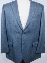 NEW Brooks Brothers Italy Cashmere Blend Blue Herringbone Madison Sport Coat 46L - £141.40 GBP