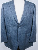 NEW Brooks Brothers Italy Cashmere Blend Blue Herringbone Madison Sport ... - $179.99