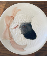 10” Sheep Lamb Plate Farm Animal Farmhouse Cottage Easter Spring RO Japan - $19.01 CAD
