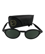 Authentic Ray-Ban RB 2180 601/71 Black Plastic Round Sunglasses and Case - $48.37