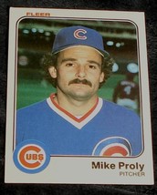 Mike Proly, Cubs,  1983  #505 Fleer Baseball Card GD COND - $0.99