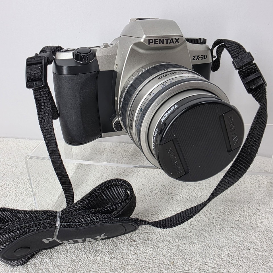 Pentax ZX-30 35mm SLR Film Camera 35-80mm Lens PARTS ONLY (PLEASE READ) - $14.84