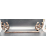 Iron Horse Shoe Star TOWEL BAR RACK Ranch Decor 21.5&quot; - $29.95