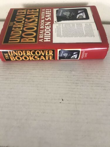 New Red The Undercover Booksafe. Real Book With Hidden Safe. 9&quot; X 6&quot; X 2&quot; - $13.86