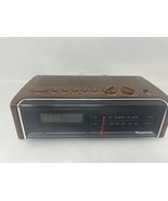 Panasonic Faux Wood Alarm Clock Radio RC-75 Vintage - Radio Not Working - £7.72 GBP