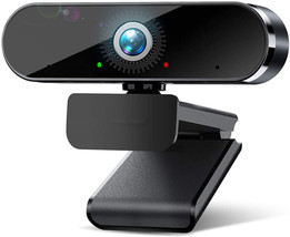 Webcam with Microphone - 1080P HD Aluminium Web Cam for Desktop, Mac, Laptop  , - £19.22 GBP