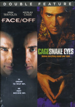 DVD x2 Face/off Nicolas Cage John Travolta Snake Eyes Action Adventure - £5.46 GBP