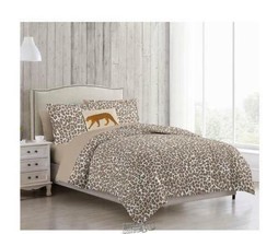 Deco Theory-8-pc Bed-in-Bag Set Leopard King 100% Polyester Microfiber C... - £56.28 GBP