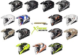Scorpion EXO-AT960 Helmet Dual Sport Modular Flip Up Inner Shield DOT ECE XS-3XL - £221.99 GBP+
