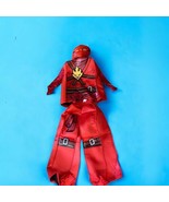Kai Red Ninja Elemental Fire Costume Ninjago Lego MISSING HANDS Medium H... - £39.62 GBP