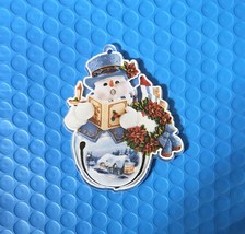 Holiday Acrylic Car Ornament, Backpack Access, Tree Decor- New - Snowman... - $10.89