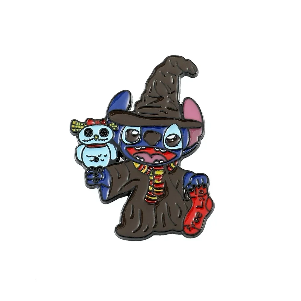 Disney Lilo Stitch Series Enamel Pins and Brooch Badges for Kids Friends... - $3.50