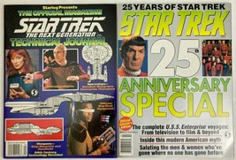 Star Trek Next Generation Magazine Lot 2 Technical Journal 25th Anniversary 1992 - £19.77 GBP