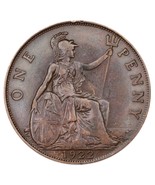 1922 Großbritannien Penny Sehr Fein Zustand Km #810 - £24.73 GBP